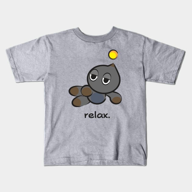 relax ft. Chaclon Kids T-Shirt by OldManLucy